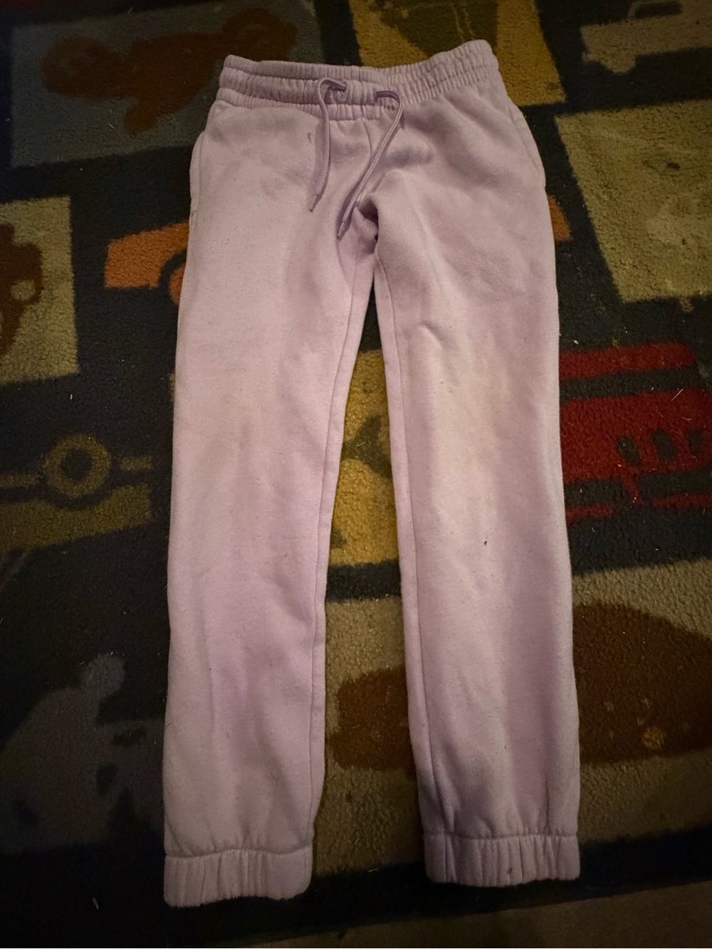 Athletic Works Lilac Fleece Joggers - Light Purple Pull-On Pants